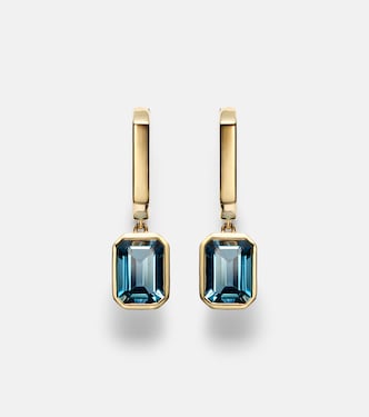 18kt gold (750/1000) drop earrings with topaz | Bucherer Fine Jewellery