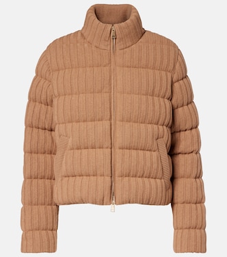 Wool and cashmere down jacket | Moncler