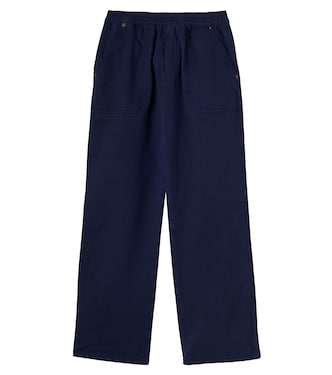 Hose Matcha aus Baumwolle und Leinen | Bonton