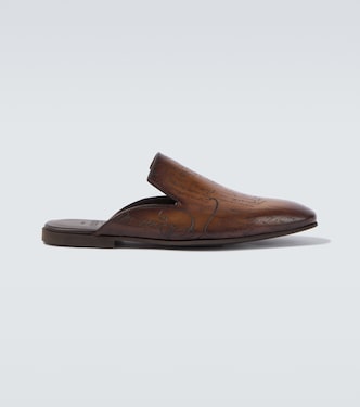 Cyrus Scritto leather mules | Berluti