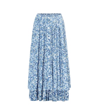 Falda midi floral | Vetements