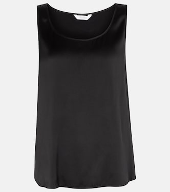 Leisure Pan stretch-silk tank top | Max Mara