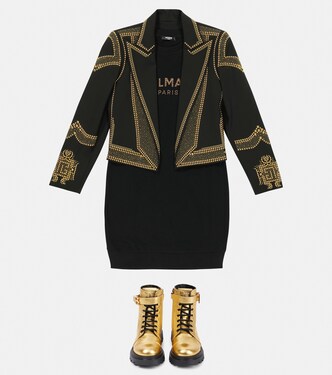 Verzierte Jacke aus Wolle | Balmain Kids