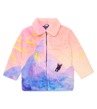Abrigo de piel sintética estampado | Stella McCartney Kids