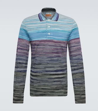 Polo de punto en algodón a rayas | Missoni