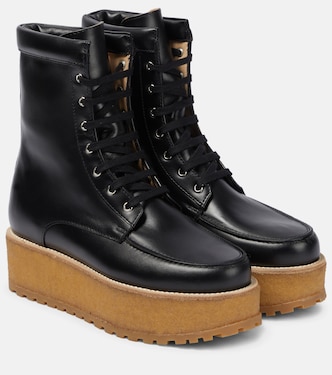 Bottines David à plateforme en cuir | Gabriela Hearst