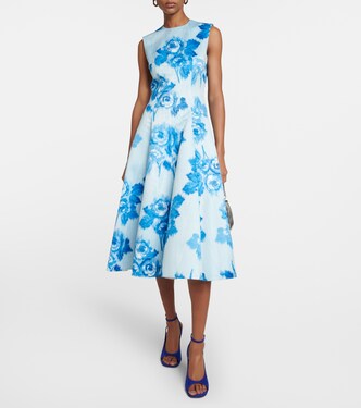 Bedrucktes Midikleid Mara aus Duchesse | Emilia Wickstead