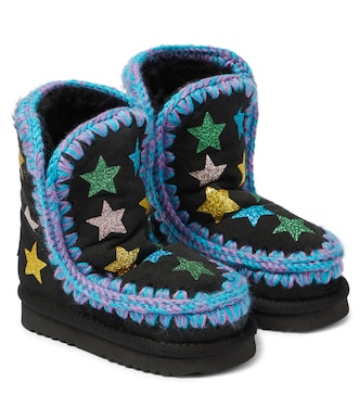 Stivali in suede con stampa | Mou Kids