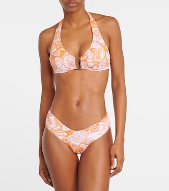 Colombia printed bikini top  | Melissa Odabash
