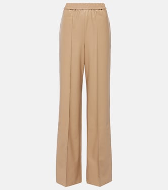 High-rise faux leather wide-leg pants | Wolford