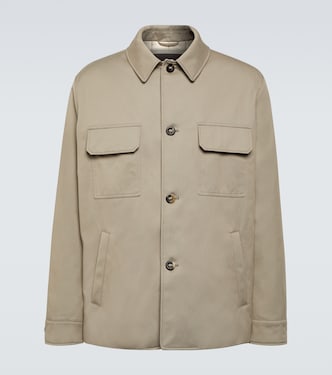 Hemdjacke Sanda aus einem Baumwollgemisch | Loro Piana