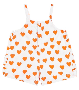 Baby - Pagliaccetto Hearts in popeline | Tinycottons