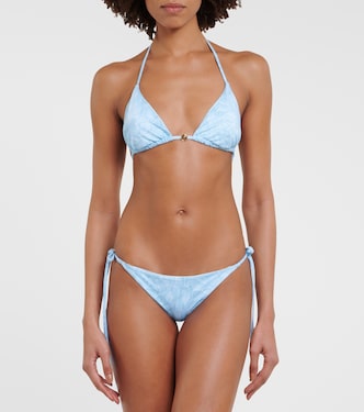 Top bikini a triangolo Barocco | Versace