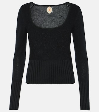 Pullover in maglia a coste di cashmere | Jardin des Orangers
