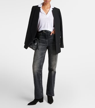 Stivaletti Lyell 45 in suede | Gianvito Rossi