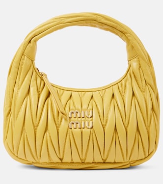 Borsa Wander Small in pelle matelassé | Miu Miu