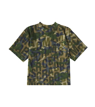 T-shirt in jersey di cotone camouflage | Marc Jacobs Kids