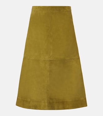 Falda midi de ante | Bottega Veneta