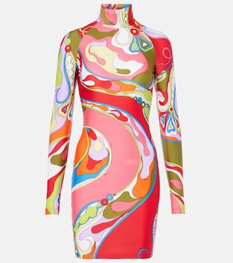 Minikleid Orchidee aus Jersey | Pucci