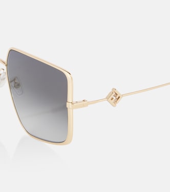 Lunettes de soleil carrées | Fendi