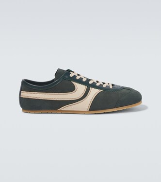 Suede and leather sneakers  | Dries Van Noten