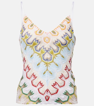 Embroidered tank top | Missoni