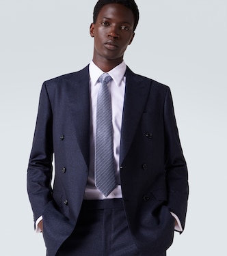 Silk jacquard tie  | Giorgio Armani