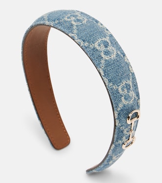 Haarband GG aus Denim | Gucci