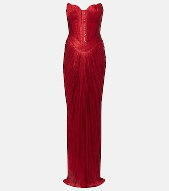 Kiera silk tulle corset gown | Maria Lucia Hohan