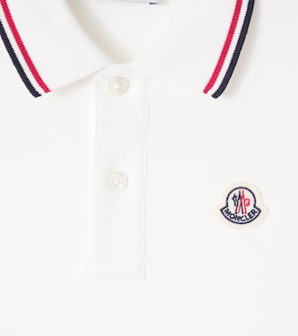 Logo棉质与珠地布Polo衫 | Moncler Enfant