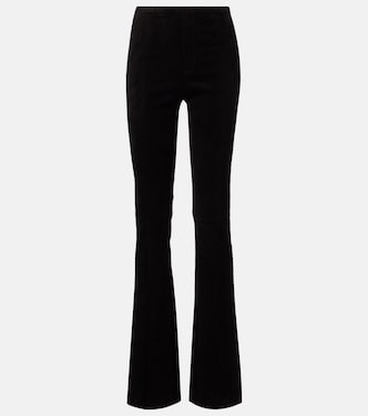 Pantalon évasé Kam 24 en daim | Stouls