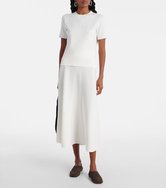 Adelio logo crêpe T-shirt | Max Mara