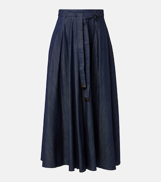 Amanda chambray maxi skirt | 'S Max Mara