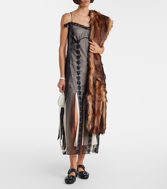 Schal aus Faux Fur | Simone Rocha