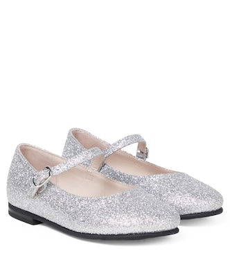 Glitter Mary Jane ballet flats | Il Gufo