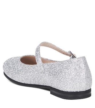 Glitter Mary Jane ballet flats | Il Gufo