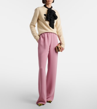 Cady Couture wide-leg pants | Valentino