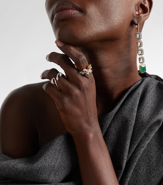 Golden Strada 18kt gold ring with diamonds  | Yeprem