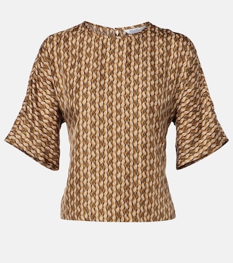Blusa Nordica de seda estampada | Max Mara