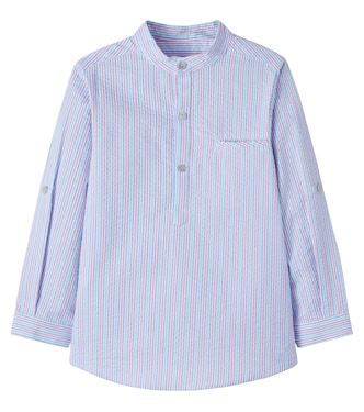 Mateo striped cotton shirt | La Coqueta