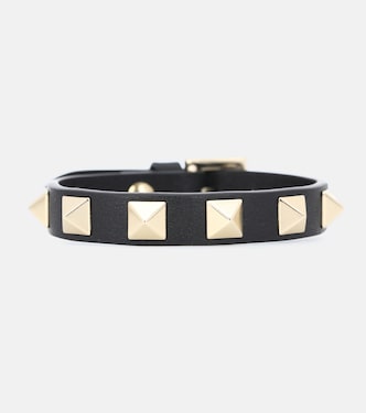 Bracelet Rockstud en cuir | Valentino Garavani