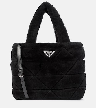 Tote aus Shearling | Prada