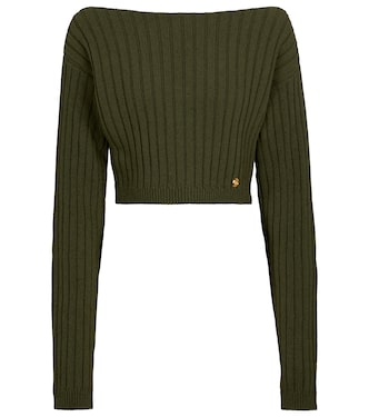 Jersey cropped en mezcla de lana | Balmain