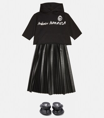 Bedrucktes Hoodie-Kleid | MM6 Maison Margiela Kids