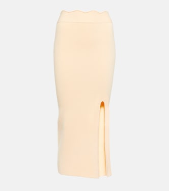 Falda midi Delia festoneada | Galvan