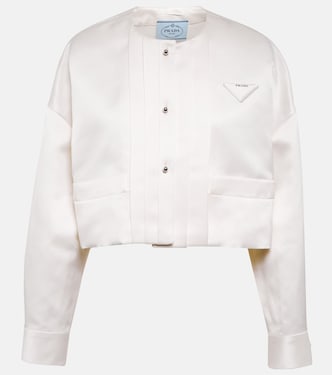 Cropped-Jacke aus Seide | Prada