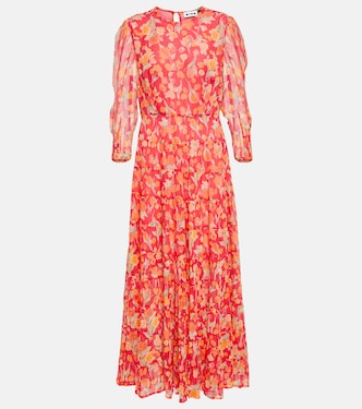 Kristen floral voile midi dress | Rixo