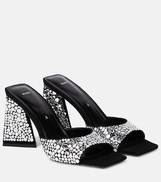 Mules Mini Devon 85 de ante adornados | The Attico