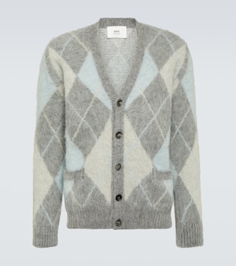 Cardigan Argyle in misto lana | Ami Paris