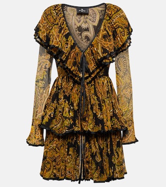 Paisley plissé minidress | Etro